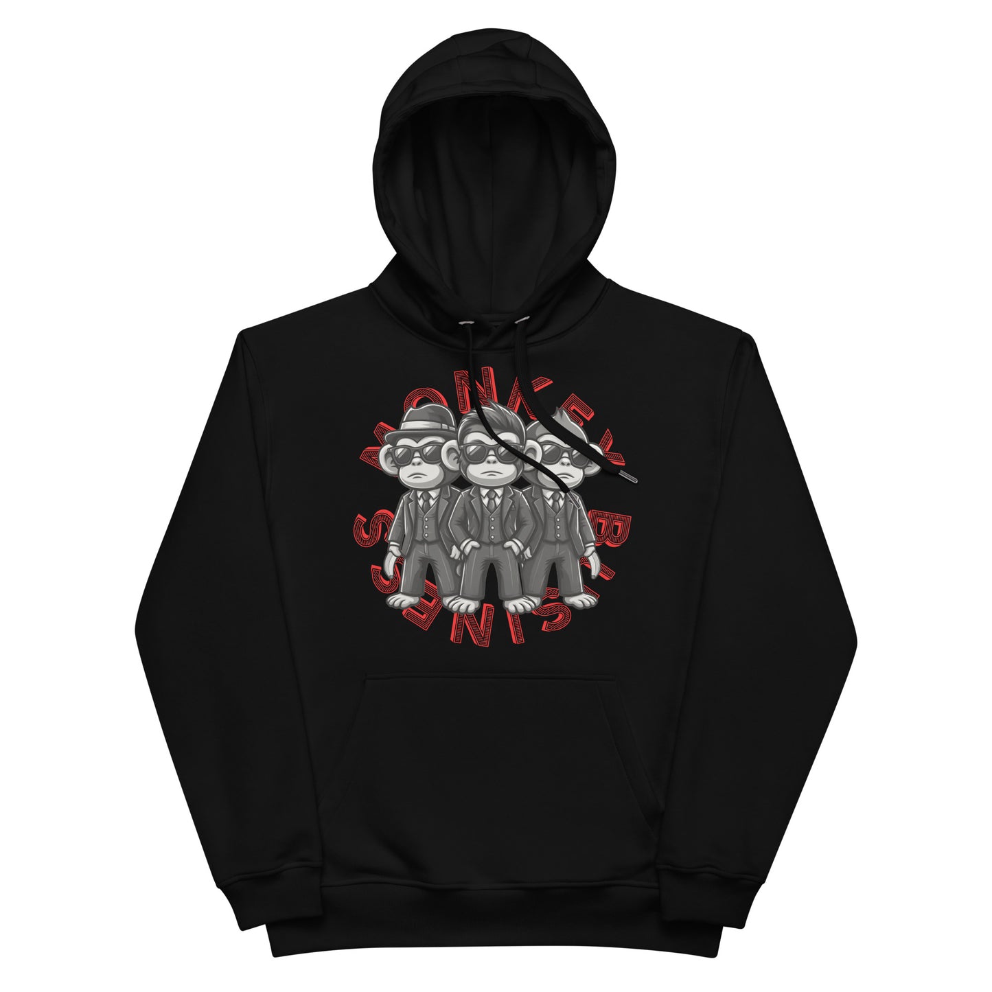 MB Greyed Out Hoodie Red