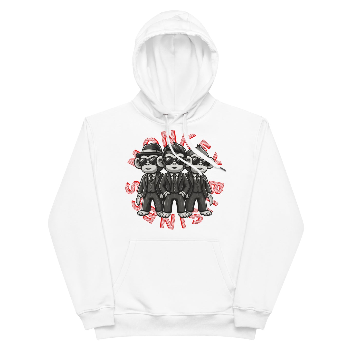 MB Greyed Out Hoodie Red