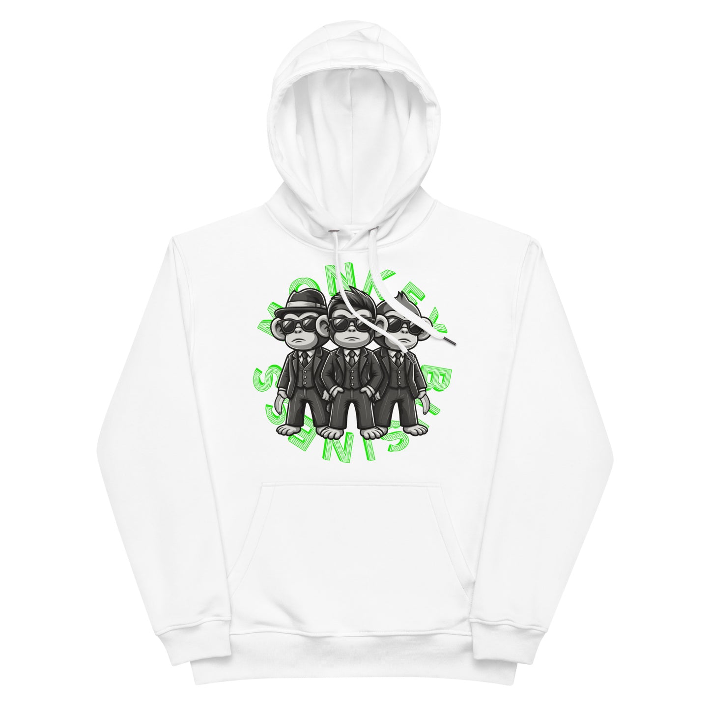 MB Greyed Out Hoodie Green