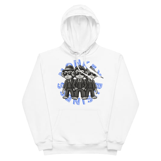 MB Greyed Out Hoodie Blue